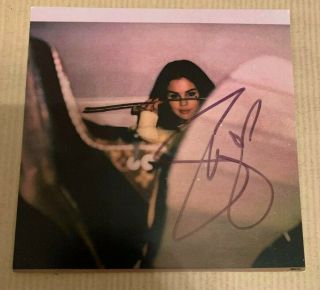 Selena Gomez - Signed Record Company Issue Col Paper Art Card - Uacc