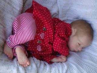 Reborn Callie Sleeping Preemie Realborn Baby Girl Release