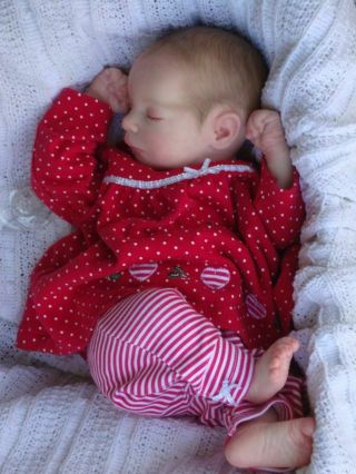 Reborn Callie Sleeping Preemie Realborn Baby Girl Release 4