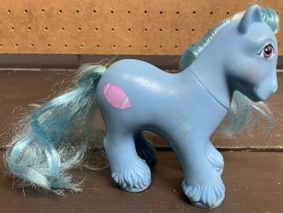 Vintage Hasbro 1980s My Little Pony G1 Mlp Big Brother Quarterback Clydesdale