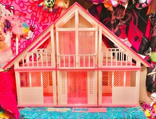 Vintage 1978 Mattel Barbie Pink Dream House
