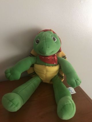 Vintage Toy Connection Franklin Turtle 12” Plush Stuffed Animal