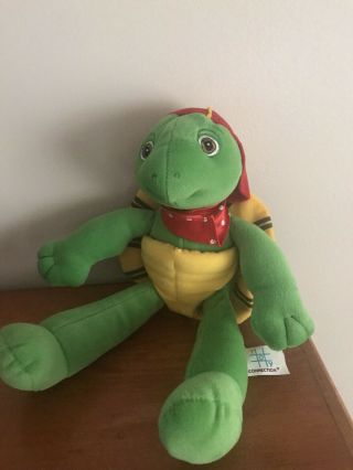 Vintage Toy Connection Franklin Turtle 12” Plush Stuffed Animal 2