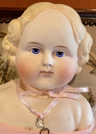 Large Antique 29” Simon Halbig Parian Doll With Body