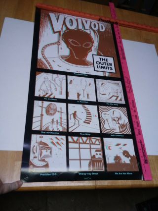 Voivod,  " The Outer Limits ",  Promo Poster,  15 " X30