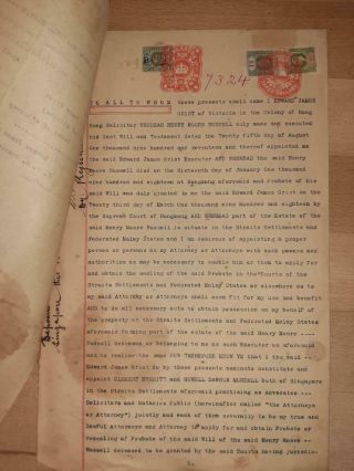 Hong Kong document mixed with Straits Settlements revenues 1918 fiscal China 2