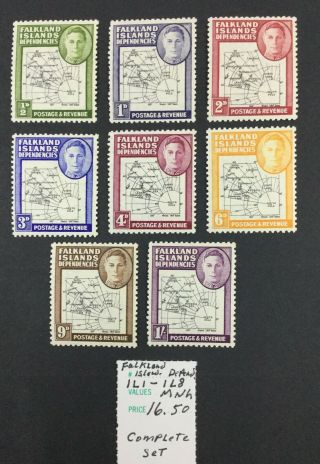 Momen: Falkland Island Stamps Og Nh Lot 5372