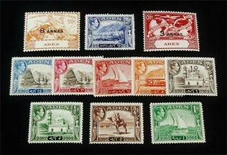 Nystamps British Aden Stamp 16//40 Og H $22 D18y1710