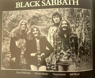 Ozzy Osbourne Back Sabbath North American Summer Tour Vintage 1975 Program