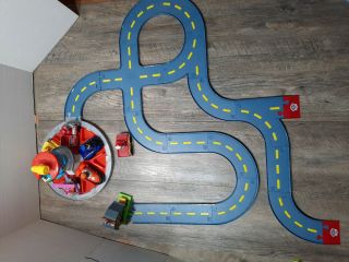 Paw Patrol Train/road Track Set With Lookout Tower And Figures