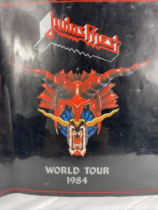 1984 JUDAS PRIEST DEFENDERS OF THE FAITH WORLD TOUR PROGRAM CONCERT BOOK 2