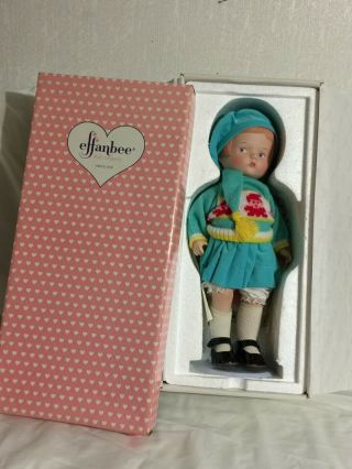 Effanbee 14 " Porcelain Doll Patsy 658/5000 W/box & Certificate (e47)