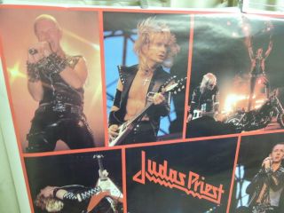 Judas Priest Poster 1982 Vintage Rock n Roll Music 40 