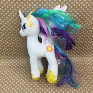 Ty My Little Pony 41182 Princess Celestia Sparkle Beanie Babies 9 " 23cm