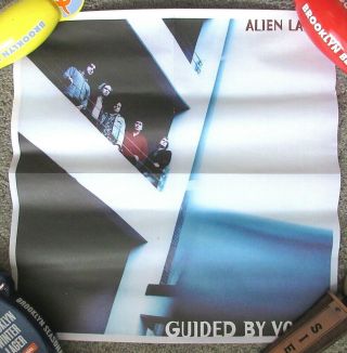 Rare Vtg 18 X 17 Guided By Voices Band Poster Alien Lanes Matador