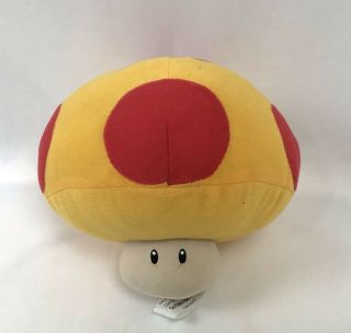 Mario Bros Yellow Red Mushroom 5” Plush Banpresto 2006 Nintendo Japan