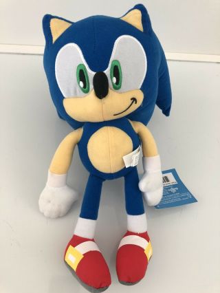 Sonic The Hedgehog 12 " Plush Sega Toy Factory Authentic Nwt - Usa Seller