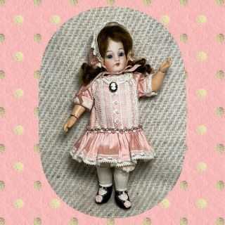Gorgeous Antique Doll Bisque Head German Simon & Halbig Fully Jointed Body 7 "