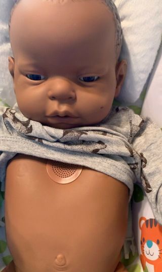 Interactive RealCare Baby think it over G6 Ethnic Baby Boy doll 2