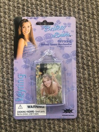 Britney Spears Keyring Keychain Key Ring Merchandise Baby One More Time Vintage