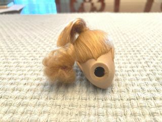 Vintage 3 Ponytail Barbie Doll Head w/Original Face Paint and Brown Eye Shadow 5