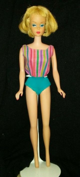 Vintage Mattel,  Barbie,  American Girl,  Bendable,  Blonde,  Barbie Doll,  Oss,  Japan