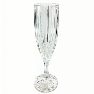 Mikasa Park Lane Water Fluted Champagne Clear Stemware Contemporary
