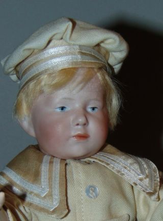 Rare Antique Bisque Doll K R Germany Peter / Marie 101 Cabinet Size 12 "