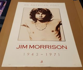 Jim Morrison - An American Poet - 1943 - 1971 - Poster