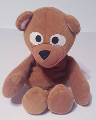 Vintage Sesame Street Baby Bear Bean Bag 8 " Tyco 1997 Plush Stuffed Animal Brown