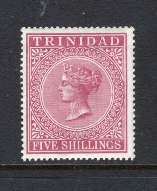 Trinidad 1894 Queen Victoria 5 Shillings - Og Mlh - Sc 57 Cats $67.  50