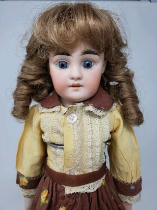 16 " Antique Early German Kestner Doll With Open Closed Mouth,  A.  T.  Type