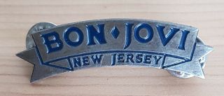 Bon Jovi Jersery Vintage Metal Pin Badge Captain Kidd Clothes 1990
