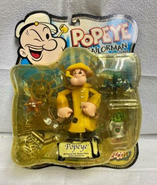 Popeye The Sailor Man In Storm Gear By Mezco Action Figure