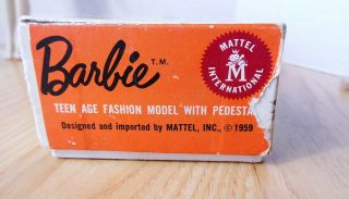 VHTF Vintage Barbie TM 1 Box 3