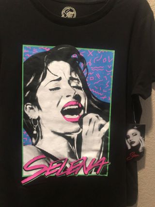 Hot Selena Quintanilla T Shirt Juniors Medium M Tags Sexy