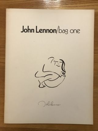 John Lennon / Bag One A Suite Of Lithographs By John Lennon 1970 Lee Nordness