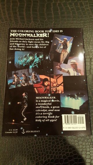 Vintage Michael Jackson Moonwalker Coloring Book 1989, 2