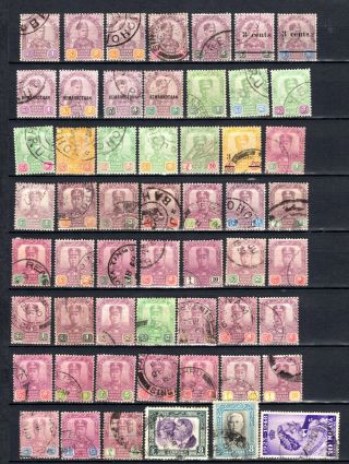 Malaya Straits Settlements 1891 - 1948 Johore Selection Of Stamps