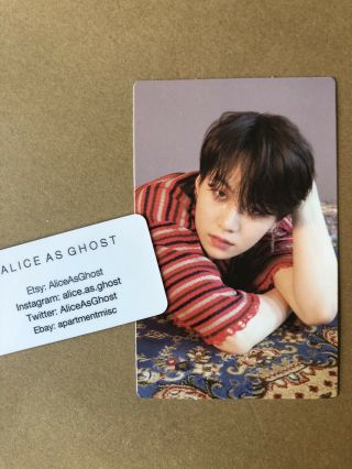[us Seller] Official Bts Love Yourself Tear Suga Yoongi Photocard Version O