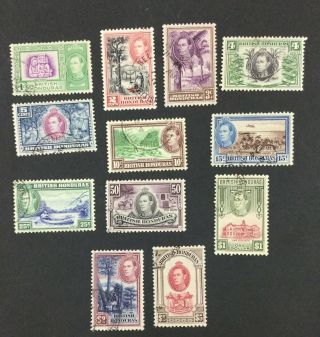 Momen: British Honduras Stamps Sg 150 - 161 1938 £110 Lot 2373