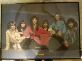 Band HEART VINTAGE POSTERS FRAMES NOT 2