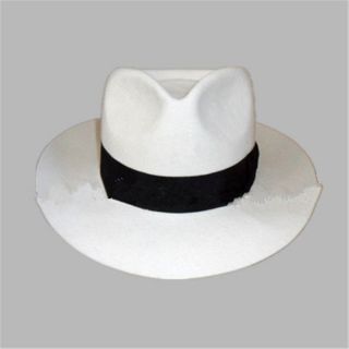 Michael Jackson Mj Smooth Criminal&dangerous Stage Hat Black White Formal Cap