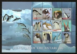 British Antarctic Terr.  Sg474a 2008 Penguins Of The Antarctic (3rd Series) Mnh