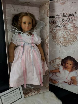 Gorgeous Fiene By Annette Himstedt Puppen Kinder 1990 Vinyl Doll.  26 "