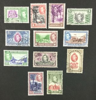 Momen: British Honduras Stamps Sg 150 - 161 1938 £110 Lot 2348