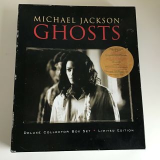 Box Set Michael Jackson Ghosts Vhs Video & Limited Edition Minimax Cd Uk