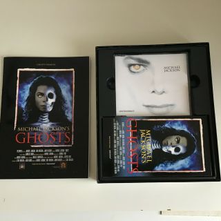 Box Set Michael Jackson GHOSTS VHS Video & Limited Edition Minimax Cd UK 3