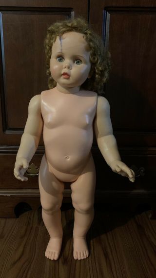 Vintage Ideal Penny Playpal Doll 32”
