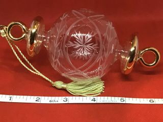 Marquis By Waterford Crystal Winter Celebrations Christmas Ornament 2003 No Box